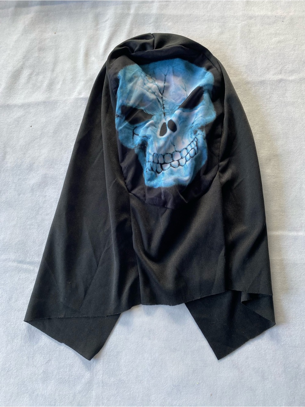 Halloween Adult Skeleton Black Costume Hood